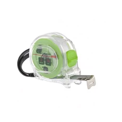 Рулетка Кварц, прозрачный корпус, амортизатор, 3 м х 16 мм СИБРТЕХ 32520