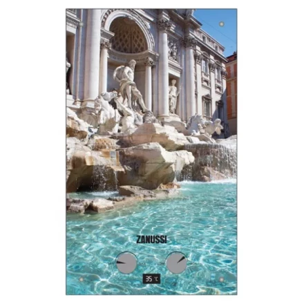 Колонка газовая Zanussi GWH 10 Fonte Glass Trevi купить в Магнитогорске