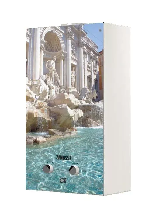 Колонка газовая Zanussi GWH 10 Fonte Glass Trevi купить в Магнитогорске