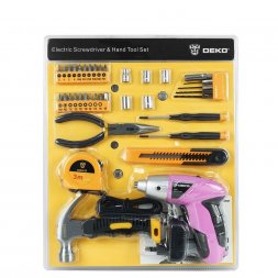 Отвертка аккумуляторная DEKO DKS4 и набор 36 Tools Kit, 063-4109