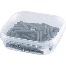 Дюбель 6х25 &quot;Еж&quot; распорный полипропиленовый 2000 шт Сибртех 46020