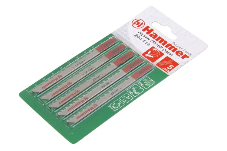 Пилки для лобзика HAMMER JG WD T101BR (5шт.) купить в Магнитогорске