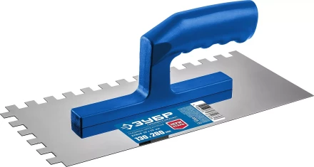 ЗУБР 130 х 280 мм, зуб 10 х 10 мм, штукатурная гладилка, Профессионал (0804-10) купить в Магнитогорске