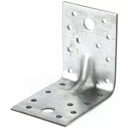 Крепежный уголок усиленный 2,5мм KUU 70x70x55 мм Россия Сибртех 464103 купить в Магнитогорске