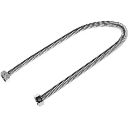 Подводка ЗУБР &quot;ЭКСПЕРТ&quot; сильфонная из нержавеющей стали, для воды, г/г (гайка-гайка), 1/2&quot;, 0,6м 51011-G/G-060 купить в Магнитогорске