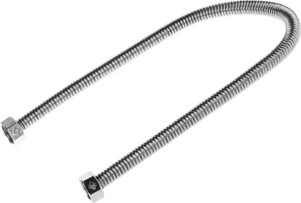 Подводка ЗУБР &quot;ЭКСПЕРТ&quot; сильфонная из нержавеющей стали, для воды, г/г (гайка-гайка), 1/2&quot;, 0,6м 51011-G/G-060 купить в Магнитогорске