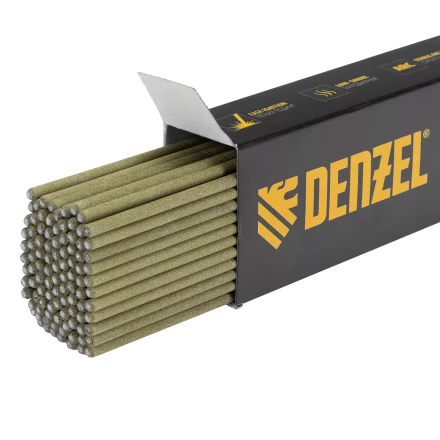 Электроды Denzel DER-46 Goldline, диам. 3 мм, 2,5 кг, рутил-целлюлозное покрытие 97506 купить в Магнитогорске
