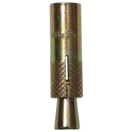 Анкер ЗУБР с клином, желтопассивированный, 8,0х35мм, ТФ6, 3шт 4-302076-08-035 купить в Магнитогорске