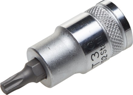 Торцовая бита-головка KRAFTOOL &quot;INDUSTRIE QUALITAT&quot;, материал S2, TORX, сатинированная, 1/2&quot;, Т40 27905-40_z01 купить в Магнитогорске