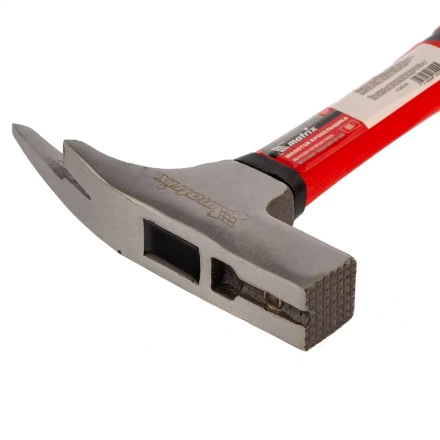 Молоток кровельщика, 600 г, фибергласовая обрезиненная рукоятка Matrix 10624 купить в Магнитогорске