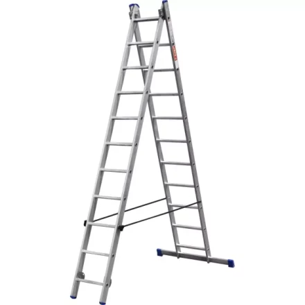 Лестница ЗУБР универсальная, двухсекционная со стабилизатором, 11 ступеней 38821-11 купить в Магнитогорске