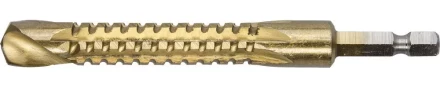 ЗУБР. Сверло фрезеровальное по дереву и тонкому листовому металлу, шестигранный хвостовик 1/4&quot;, 12х110мм 29966-12 купить в Магнитогорске