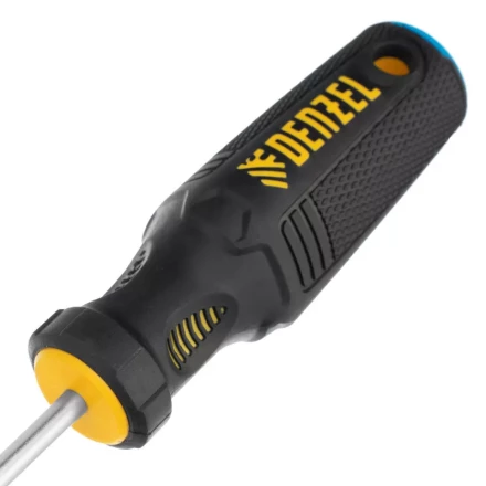 Отвертка SL5x75 мм, CrV, трехкомпонентная рукоятка Denzel 12194 купить в Магнитогорске