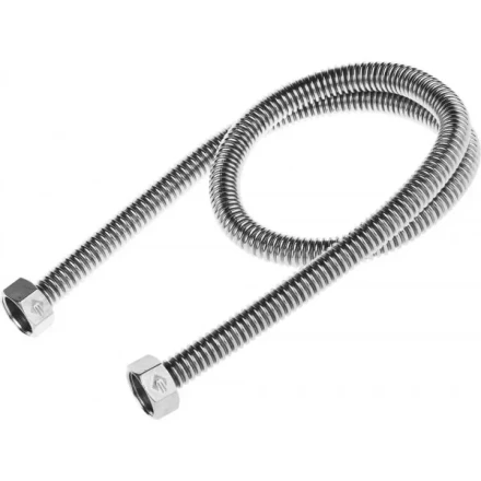 Подводка ЗУБР &quot;ЭКСПЕРТ&quot; сильфонная из нержавеющей стали, для воды, г/г (гайка-гайка), 1/2&quot;, 0,8м 51011-G/G-080 купить в Магнитогорске