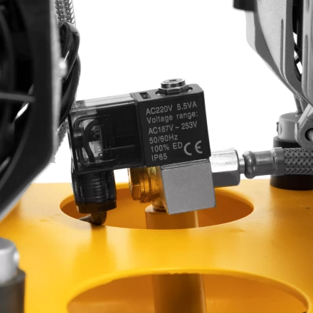 Компрессор безмасляный, малошумный Denzel DLS 2200/50, 2200 Вт, 2x1100, 50 л, 380 л/мин купить в Магнитогорске