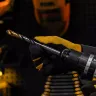 Сверло спиральное по металлу Denzel 12 x 151мм, Р6М5, Golden Tip, многогранная заточка, 718287 купить в Магнитогорске