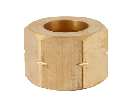 Гайка 27 СП 21,8 левая для БПО латунь Сварог купить в Магнитогорске