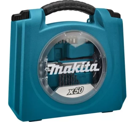 Набор оснастки для шуруповерта Makita D-42014. 50 предметов, кейс купить в Магнитогорске