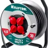 Силовые удлинители на стальной катушке  HEAVY DUTY 4.0, кабель КГ 3х2,5 кв мм 55086-30 купить в Магнитогорске