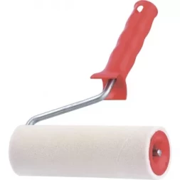 Валик  &quot;ВЕЛЮР&quot;, с ручкой 8мм, 180 мм, ворс  4 мм, D - 48 мм, D ручки - 8 мм, шерсть  MATRIX 80778