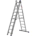 Лестница ЗУБР универсальная, трехсекционная со стабилизатором, 10 ступеней 38831-10 купить в Магнитогорске