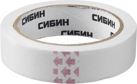 CИБИН. Малярная лента, креповая, 25мм х 25м 12111-25_z01 купить в Магнитогорске