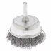 Щетка для дрели 75 мм &quot;чашка&quot; со шпилькой витая проволока  СИБРТЕХ 744787 купить в Магнитогорске
