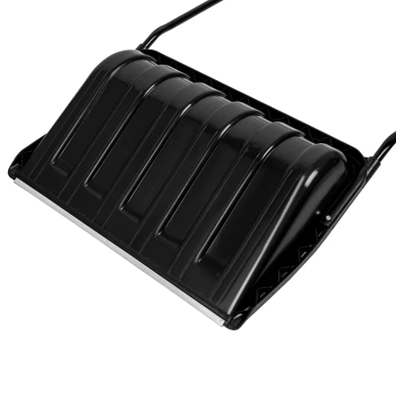 Движок для уборки снега пластиковый, 690х470х1420 мм, стальная рукоятка, Сибртех 61642 купить в Магнитогорске