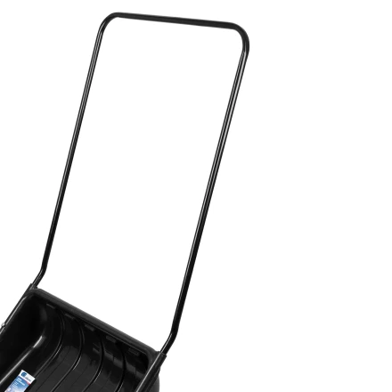 Движок для уборки снега пластиковый, 690х470х1420 мм, стальная рукоятка, Сибртех 61642 купить в Магнитогорске