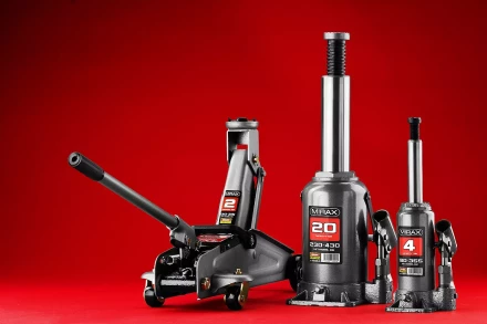 Домкрат гидравлический бутылочный, 20т, 230-430 мм, MIRAX 43260-20 43260-20 купить в Магнитогорске