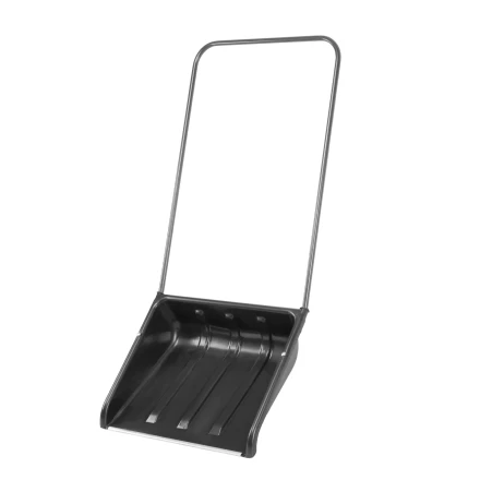 Движок для уборки снега пластиковый Сибртех, 570 х 470 х 1300 мм, стальная рукоятка, Россия, 615925 купить в Магнитогорске