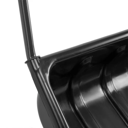 Движок для уборки снега пластиковый Сибртех, 570 х 470 х 1300 мм, стальная рукоятка, Россия, 615925 купить в Магнитогорске