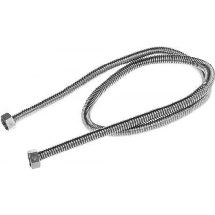 Подводка ЗУБР &quot;ЭКСПЕРТ&quot; сильфонная из нержавеющей стали, для воды, г/г (гайка-гайка), 1/2&quot;, 1,2м 51011-G/G-120 купить в Магнитогорске