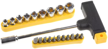 Набор: Отвертка Т-образная Maxfix с битами и торцовыми головками, 22-в-1, STAYER 2540-H20, 22 предмета 2540-H20 купить в Магнитогорске