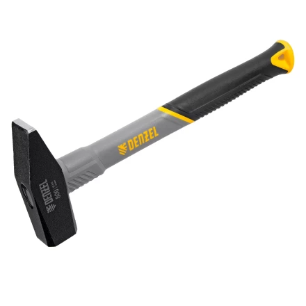 Молоток слесарный, 800 г Denzel 10488, кованый, фибергласовая рукоятка c TPR покрытием купить в Магнитогорске