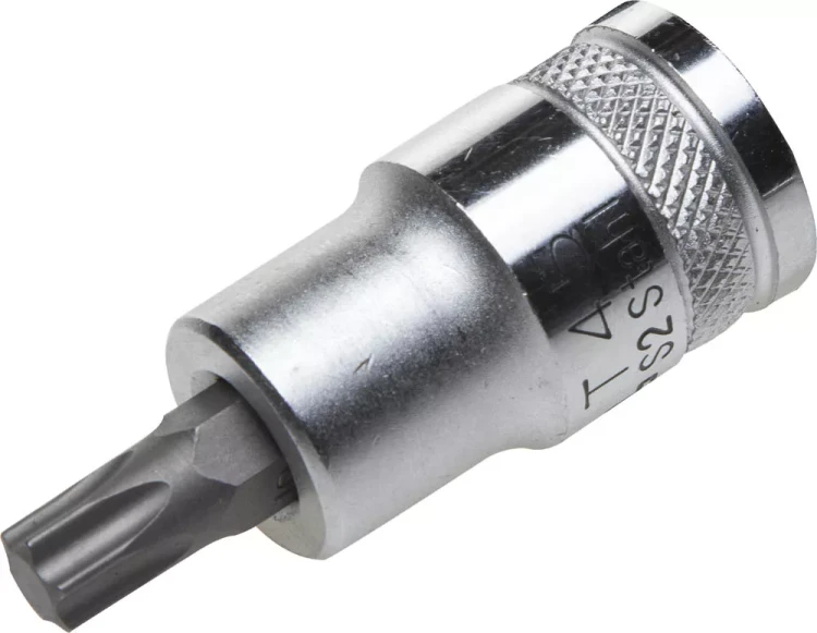 Торцовая бита-головка KRAFTOOL "INDUSTRIE QUALITAT", материал S2, TORX, сатинированная, 1/2", Т45 27905-45_z01 купить в Магнитогорске