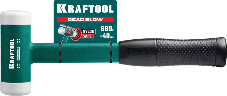 Безынерционный молоток KRAFTOOL DEAD BLOW с бойками из полиамида 2078-40 купить в Магнитогорске