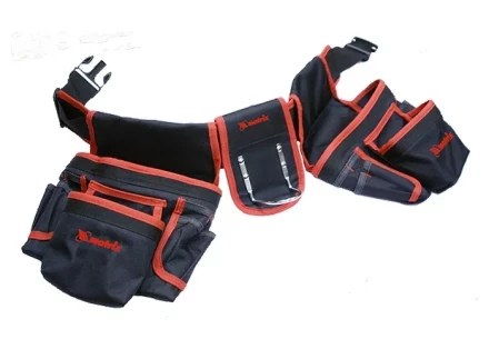 Сумка - пояс двойная 20 карманов держатель для молотка MATRIX 90240 купить в Магнитогорске