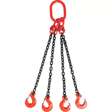 Строп цепной TOR 4СЦ г/п 17,0 т 5,0 м с самозакрывающимися крюками 1018565 купить в Магнитогорске