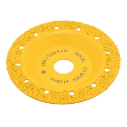 Чашка твёрдосплавная зачистная,125 мм, Плоская, среднее зерно #16// Denzel 72975 купить в Магнитогорске