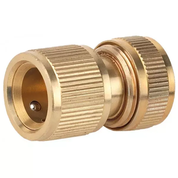 Соединитель GRINDA с автостопом, латунный, 1/2" 8-426129 купить в Магнитогорске