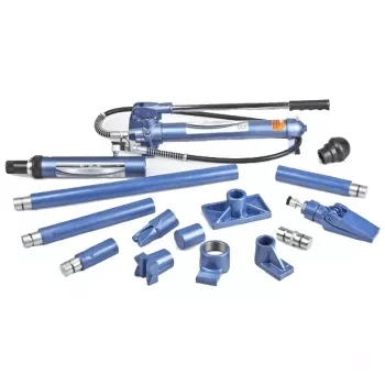 Растяжка гидравлическая 4 т набор из 16 предметов 7 сменных насадок в металическом кейсе Stels 51352 купить в Магнитогорске