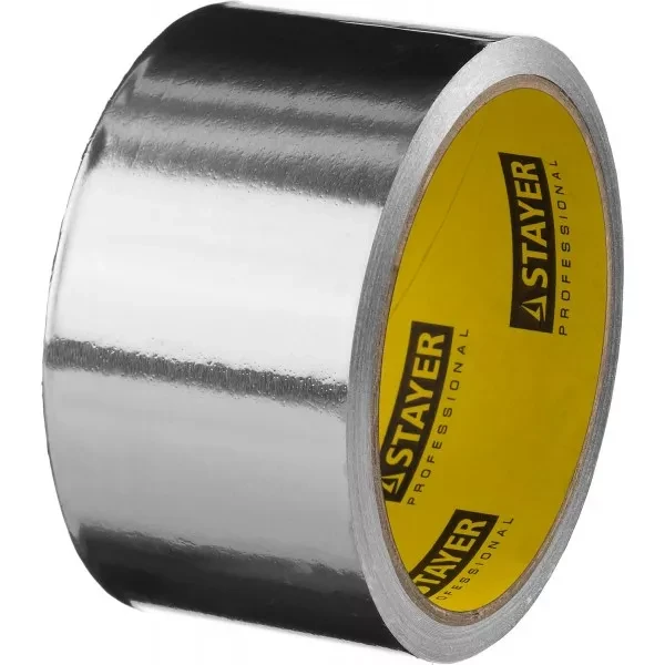 Алюминиевая лента, STAYER Professional 12268-50-10, до 120°С, 50мкм, 50мм х 10м 12268-50-10 купить в Магнитогорске