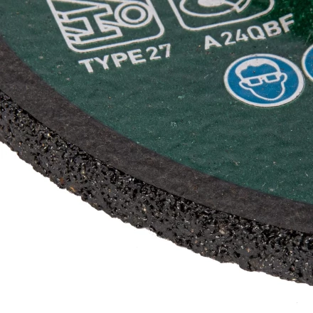 Круг шлифовальный по металлу Сибртех, 125 х 6 х 22.2 мм, 9%WA+75%A+16%B, 744007 купить в Магнитогорске