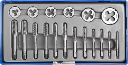 Набор ЗУБР "МАСТЕР" с металлорежущим инструментом, в пластиковом боксе 18 предметов 28120-H18 купить в Магнитогорске