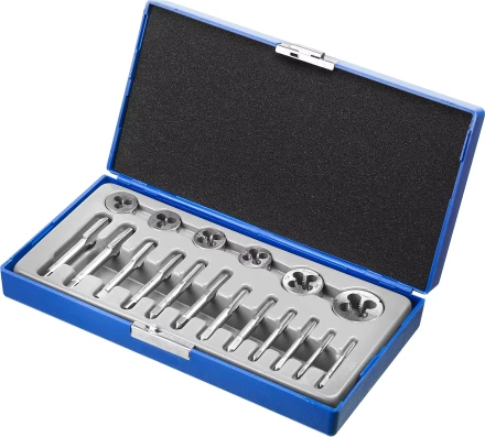 Набор ЗУБР "МАСТЕР" с металлорежущим инструментом, в пластиковом боксе 18 предметов 28120-H18 купить в Магнитогорске