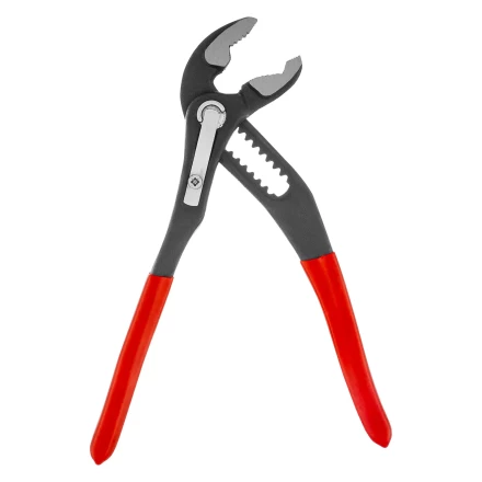 Клещи переставные 180 мм Matrix, кнопочный механизм, хром-ванадий, обливные рукоятки 17925 купить в Магнитогорске