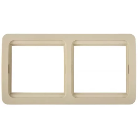 Панель СВЕТОЗАР &quot;ГАММА&quot; двойная горизонтальная, цвет бежевый SV-54146-B купить в Магнитогорске