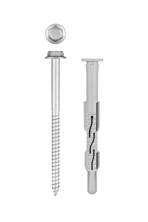 ЗУБР ФД-Ц 10 x 120 мм, фасадный дюбель, нейлон/цинк, 50 шт (301455-120) купить в Магнитогорске