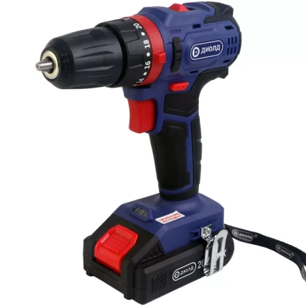 Аккумуляторная дрель-шуруповерт Диолд ДЭА-20ЛИ-02 У (ударная) купить в Магнитогорске